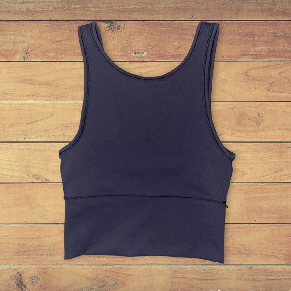 Lululemon Power Pivot Athletic Yoga Tank Top Women's Size 2 Black